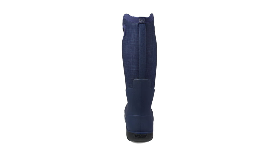 Bogs Neo Classic Tall Linen - Womens, Dark Blue Multi, Medium, 6, 72253-469-M- 6