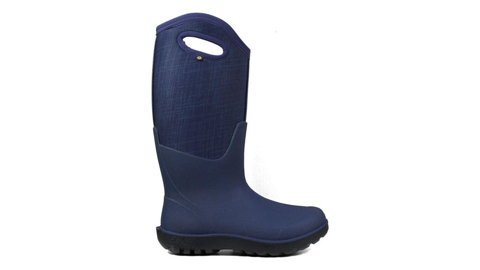 Bogs Neo Classic Tall Linen - Womens, Dark Blue Multi, Medium, 6, 72253-469-M- 6