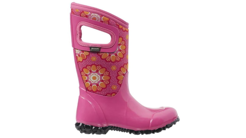 Bogs North Hampton Kaleidoscope Boot,Pink Multi,Size 1 71842-690-1