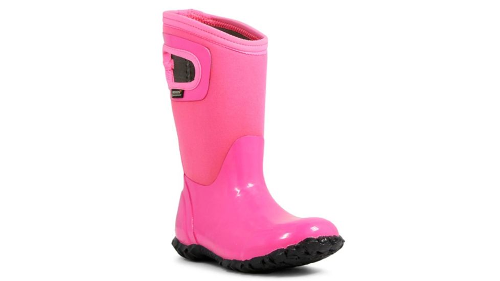 Bogs North Hampton Solid Boot,Bubble Gum Pink,Size 1 71844-662-1