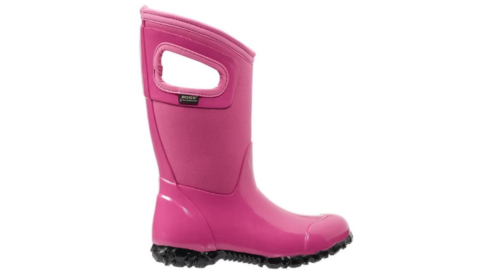 Bogs North Hampton Solid Boot,Bubble Gum Pink,Size 1 71844-662-1