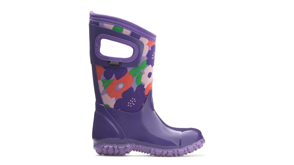 Bogs North Hampton Spring Flowers Boot,Violet Multi,Size 11 71929-546-11