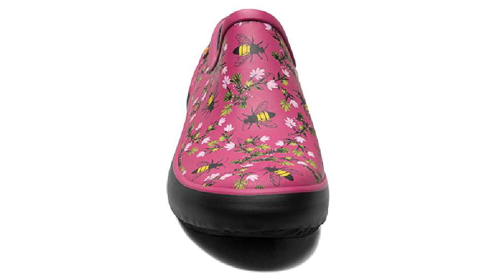 Bogs Patch Clog Bees - Womens, Fuchsia, 9, 72968-660-9
