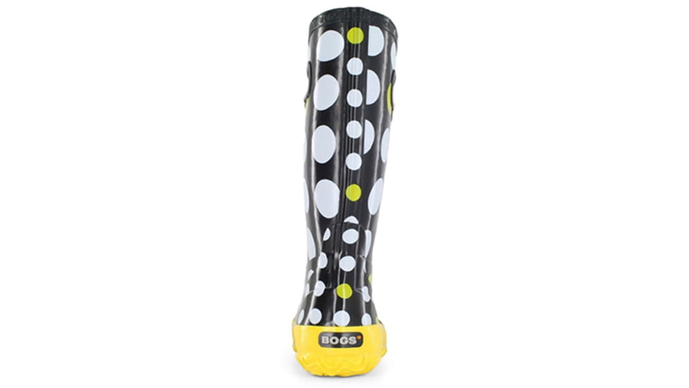 Bogs Rain Dots Boot,Black Multi,Size 11 71452-009-11