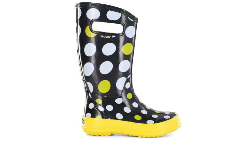 Bogs Rain Dots Boot,Black Multi,Size 11 71452-009-11