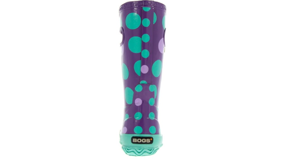 Bogs Rain Dots Boot,Grape Multi,Size 8 71452-544-8