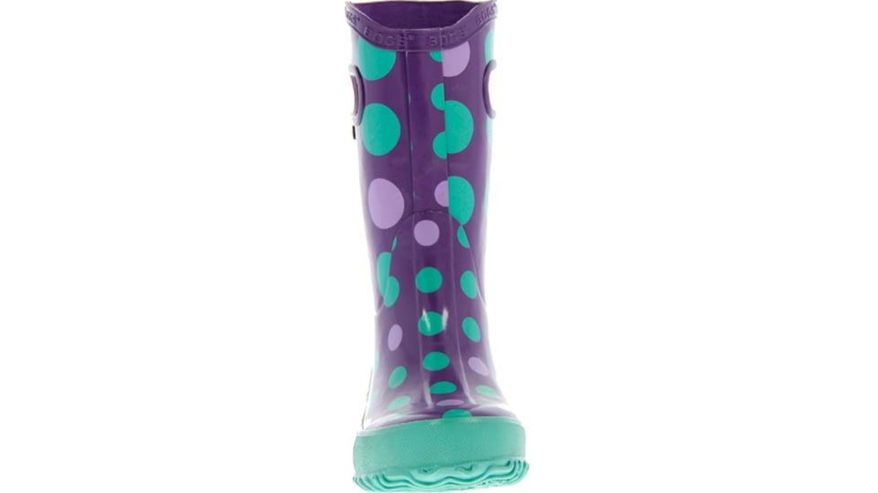 Bogs Rain Dots Boot,Grape Multi,Size 8 71452-544-8