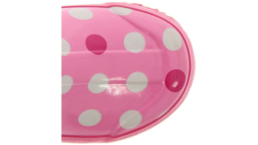Bogs Rain Dots Boot,Pink Multi,Size 4 71452-690-4