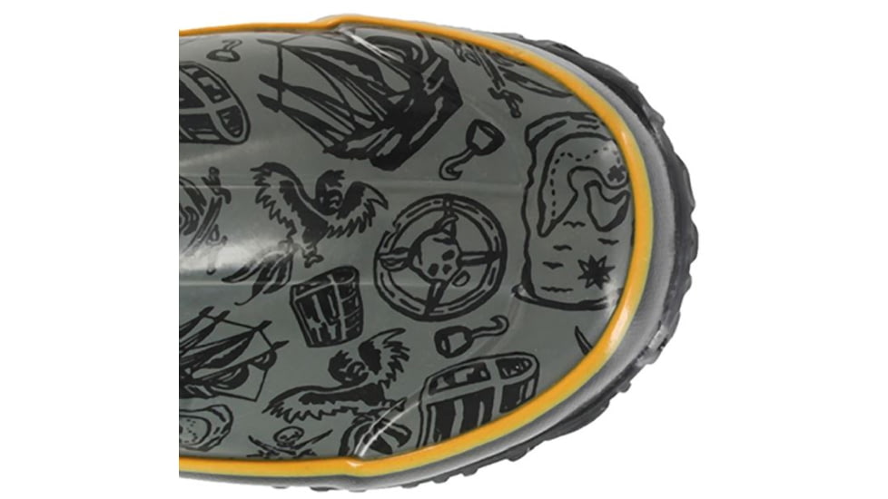 Bogs Rain Pirate Boot,Gray,Size 1 71453-020-1