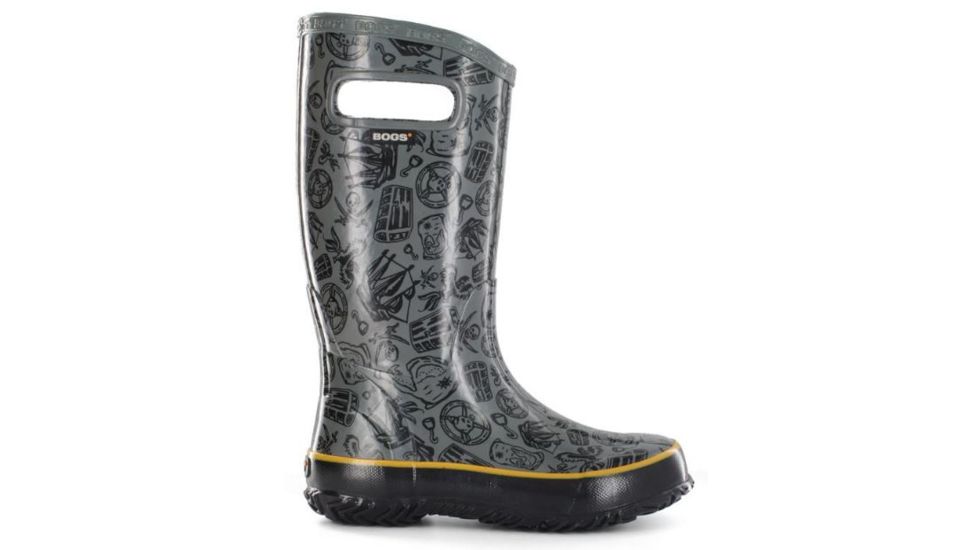 Bogs Rain Pirate Boot,Gray,Size 1 71453-020-1