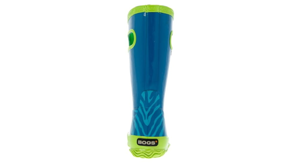 Bogs Rain Zebra Boot,Aqua Multi,Size 11 71740-449-11