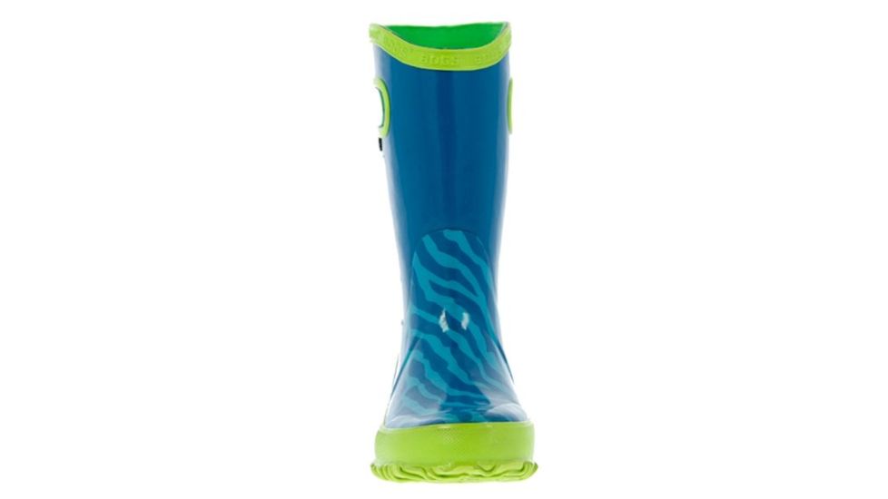 Bogs Rain Zebra Boot,Aqua Multi,Size 11 71740-449-11