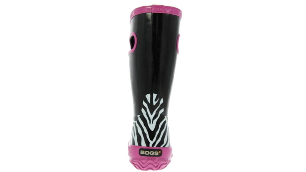 Bogs Rain Zebra Boot,Black Multi,Size 8 71740-009-8
