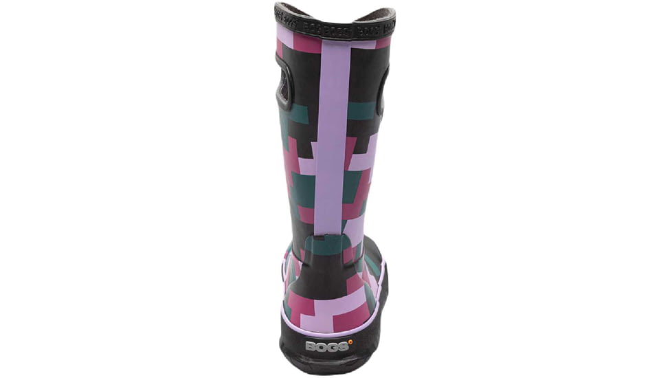 Bogs Rainboot Big Camo Shoes - Kids, Black Multi, 1, 72996-9-1