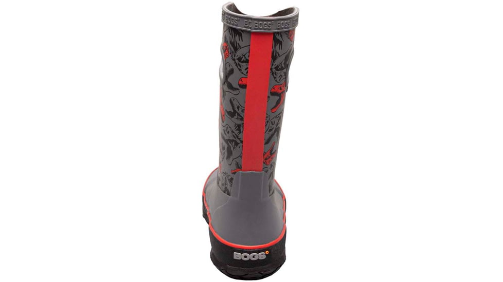 Bogs Rainboot Cool Dinos Shoes - Boys, Gray, 10, 72803-020-10