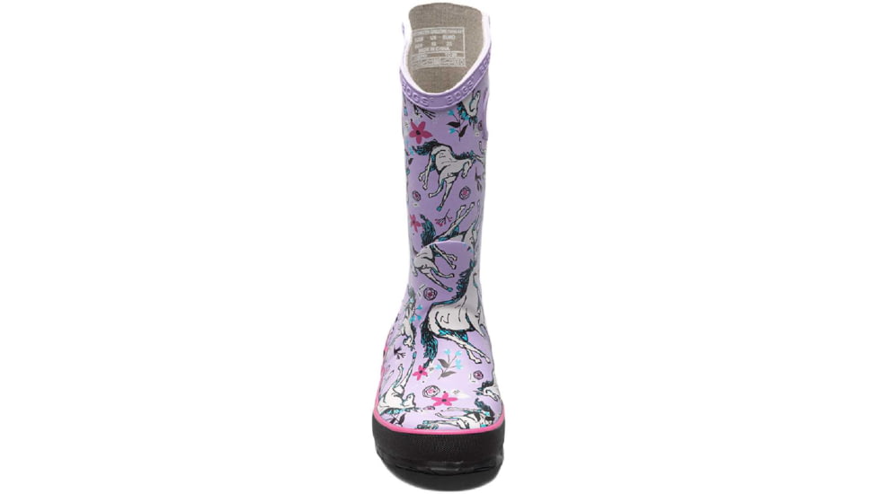Bogs Rainboot Unicorn Awesome Shoes - Kids, Lavender Multi, 8, 73000-541-8