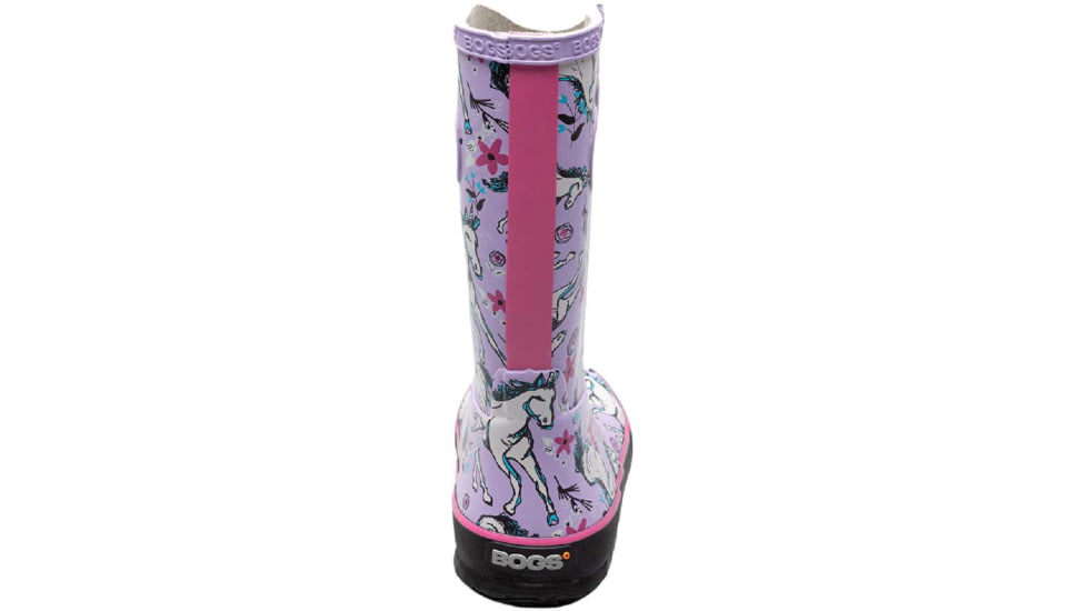 Bogs Rainboot Unicorn Awesome Shoes - Kids, Lavender Multi, 8, 73000-541-8