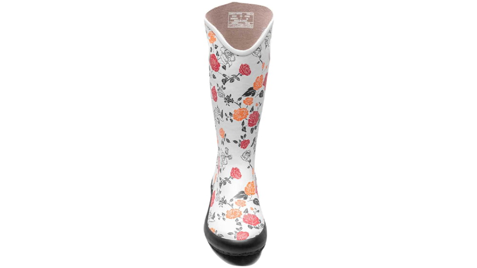 Bogs Rainboot Vintage Rose Shoes - Womens, Ivory Multi, 9, 72979-114-9