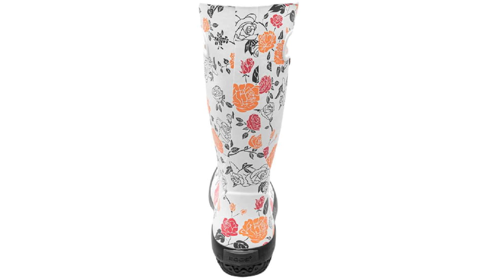Bogs Rainboot Vintage Rose Shoes - Womens, Ivory Multi, 9, 72979-114-9