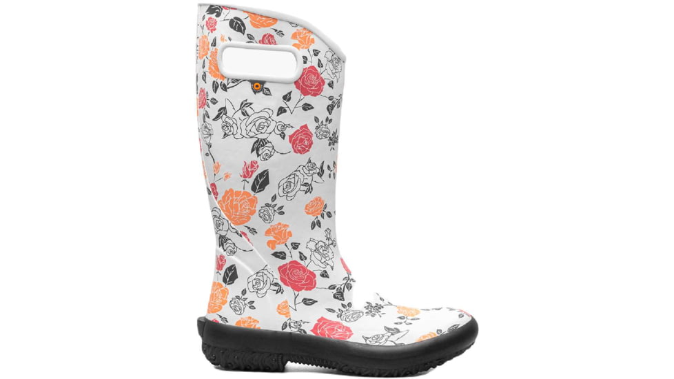 Bogs Rainboot Vintage Rose Shoes - Womens, Ivory Multi, 9, 72979-114-9