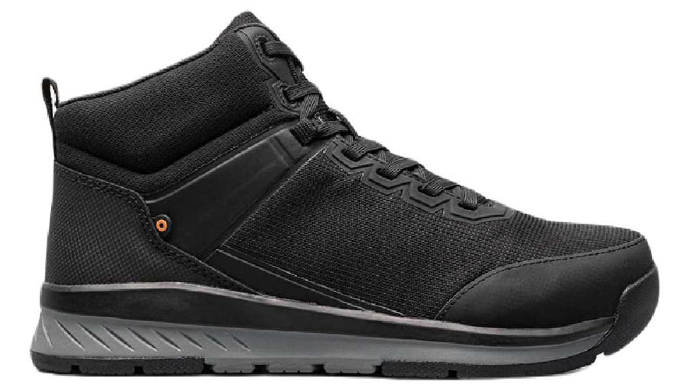 Bogs Slate Mid CT Work Shoes - Mens, Black, 12, 78989CT-1-12