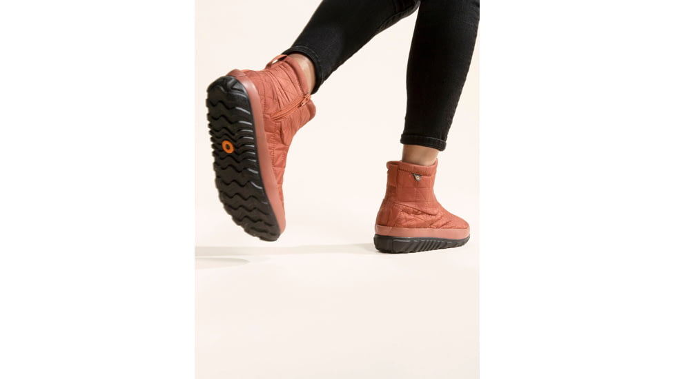 Bogs Snowday II Short Shoes - Womens, Paprika, 9, 72696-808-9