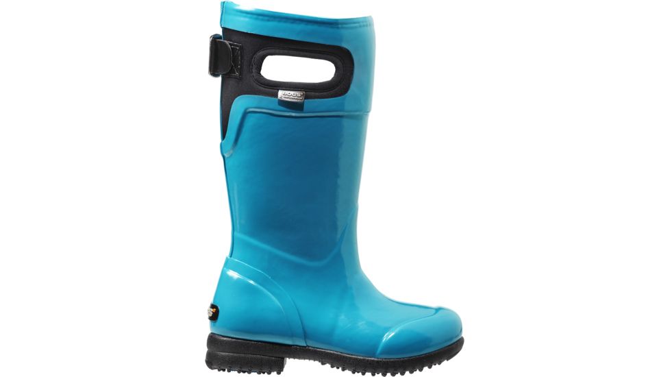 Bogs Tacoma Rubber Boot - Kids-Teal-1 Youth