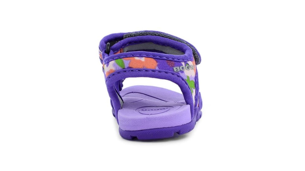 Bogs Whitefish Spring Flower Sandal,Violet Multi,Size 9 71915K-546-9