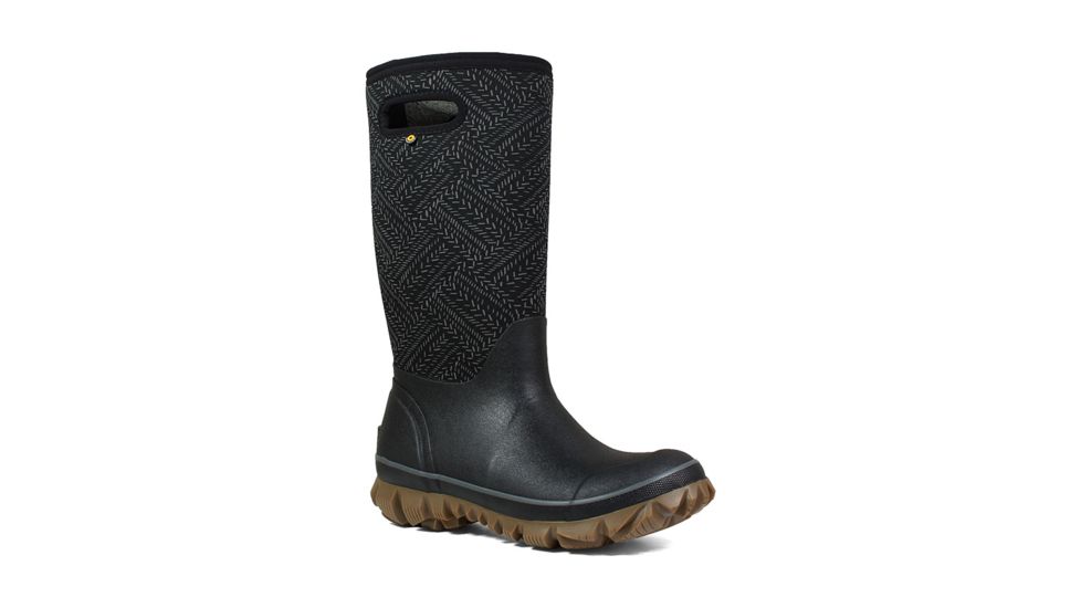 Bogs Whiteout Fleck - Womens, Black Multi, Medium, 11, 72244-009-M-11