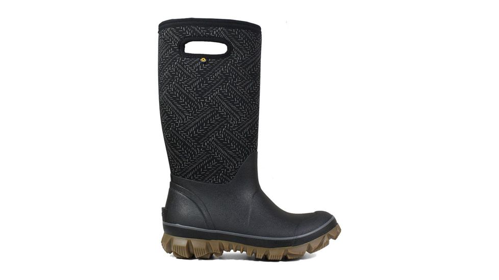 Bogs Whiteout Fleck - Womens, Black Multi, Medium, 11, 72244-009-M-11
