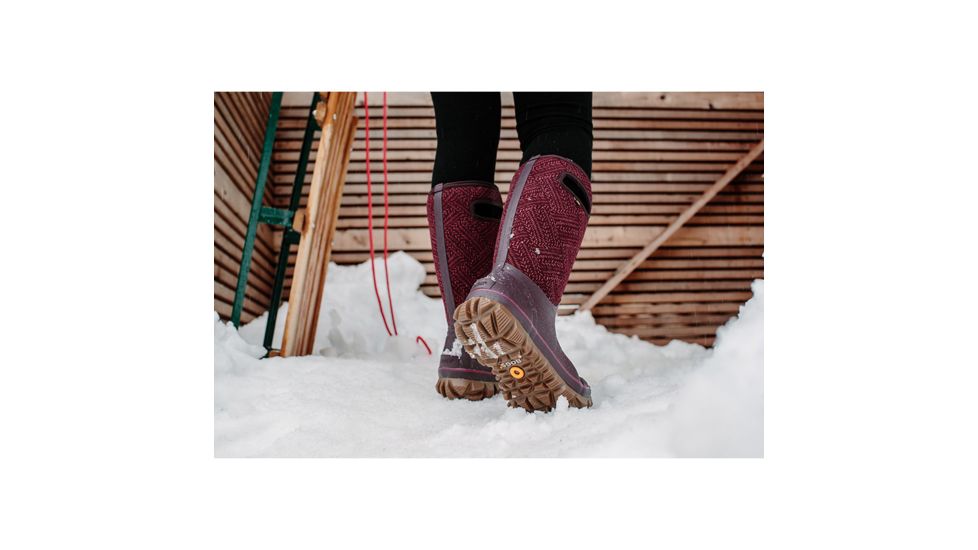 Bogs Whiteout Fleck - Womens, Grape, Medium, 6, 72244-511-M- 6