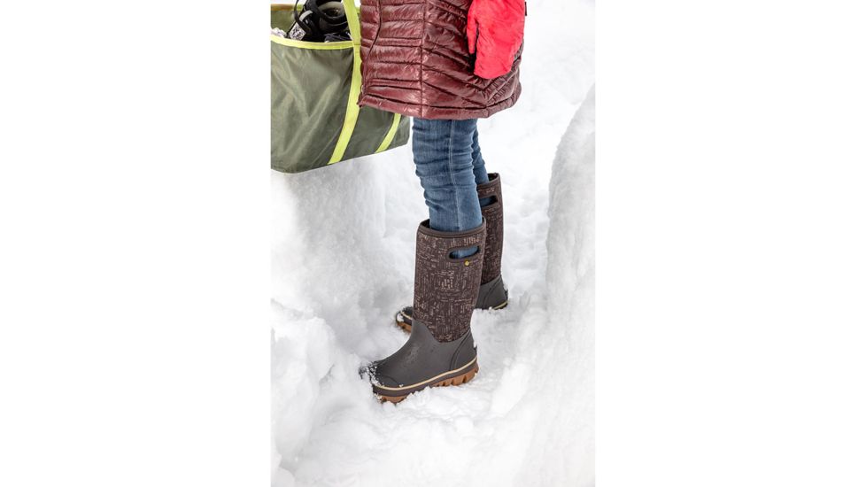 Bogs Whiteout Sparks - Womens, Brown Multi, Medium, 9, 72403-249-M- 9