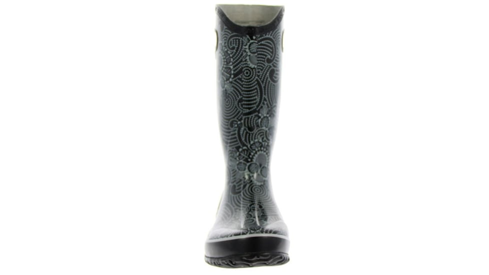 Bogs Womens Batik Rain Boot,Black,Size 12 71713-001-12