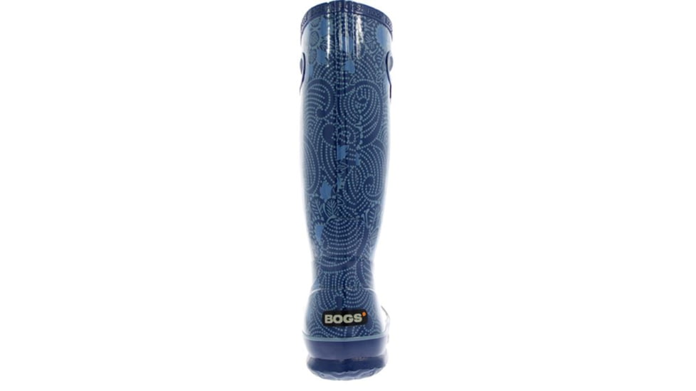 Bogs Womens Batik Rain Boot,Blue,Size 6 71713-400-6