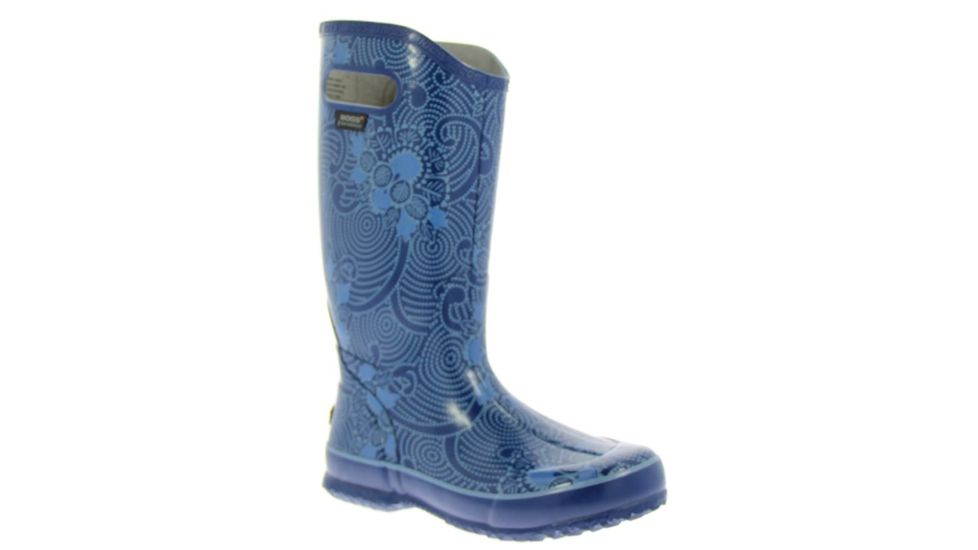 Bogs Womens Batik Rain Boot,Blue,Size 6 71713-400-6