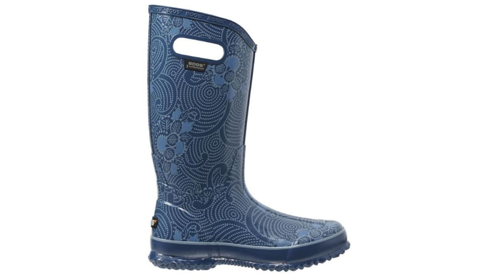 Bogs Womens Batik Rain Boot,Blue,Size 6 71713-400-6