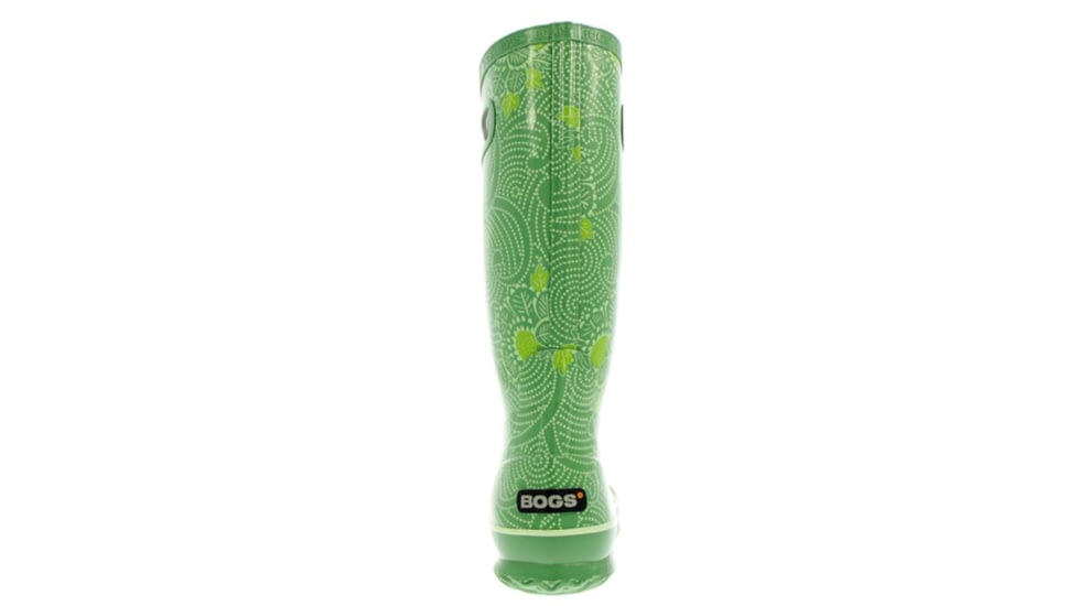 Bogs Womens Batik Rain Boot,Green,Size 9 71713-300-9