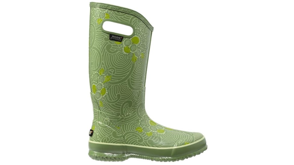 Bogs Womens Batik Rain Boot,Green,Size 9 71713-300-9