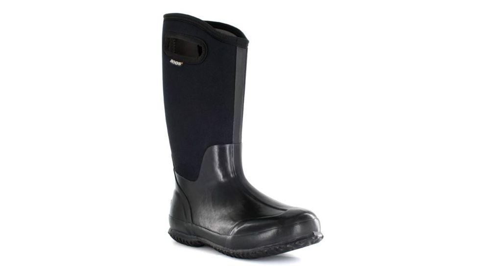 Bogs Womens Classic High Shiny Boot,Black Shiny,Size 8 60155-005-8