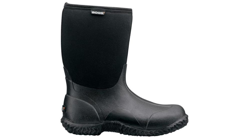 Bogs Womens Classic Mid No Handle Boot,Black,Size 8 61152-001-8