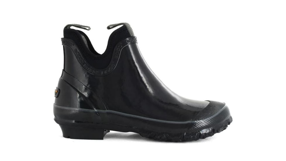 Bogs Womens Harper Solid Boot,Black,Size 12 71490-001-12