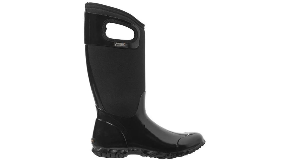 Bogs Womens North Hampton Solid Boot,Black,Size 11 71781-001-11