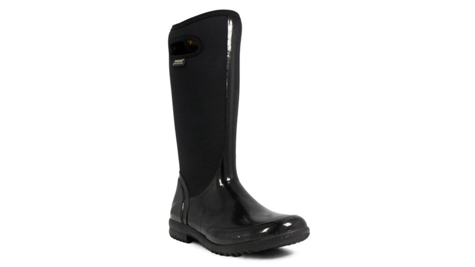 Bogs Womens Sidney Solid Tall Boot,Black,Size 6 71768-001-6