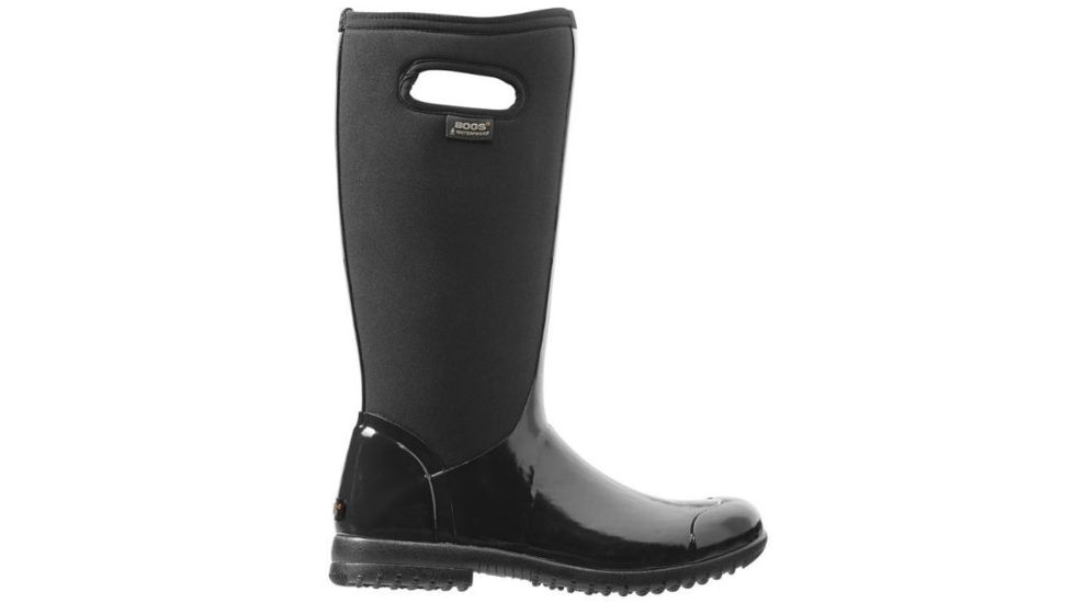 Bogs Womens Sidney Solid Tall Boot,Black,Size 6 71768-001-6