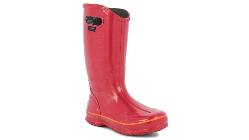 Bogs Womens Solid Rain Boot,Berry,Size 6 71287-652-6