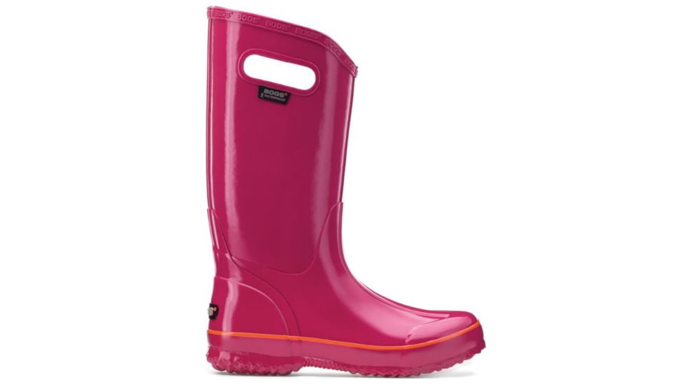 Bogs Womens Solid Rain Boot,Berry,Size 6 71287-652-6