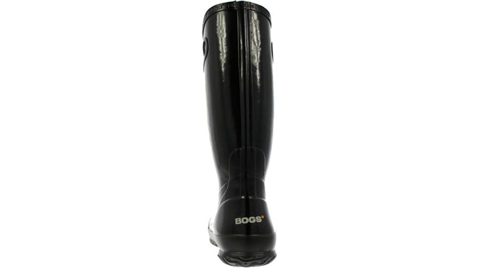 Bogs Womens Solid Rain Boot,Black,Size 9 71287-001-9