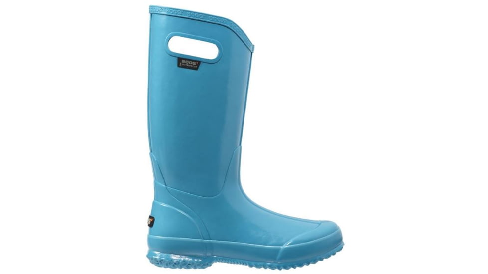 Bogs Womens Solid Rain Boot,Teal,Size 9 71287-444-9