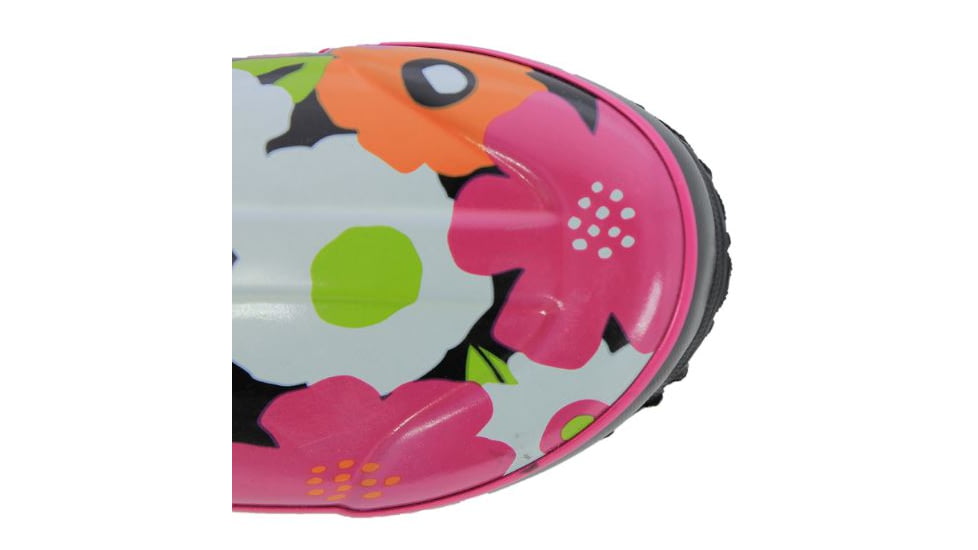 Bogs Womens Spring Flowers Rain Boot,Black Multi,Size 9 71897-009-9