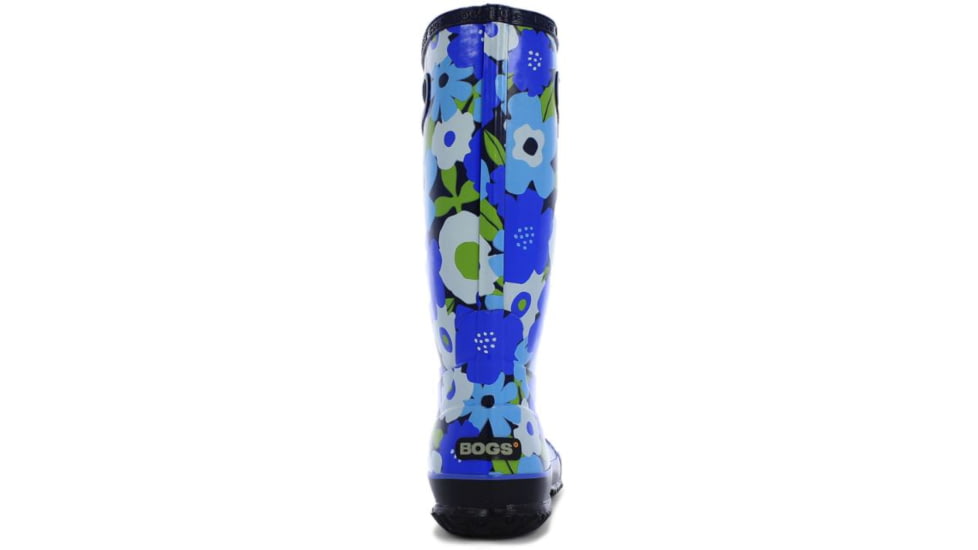 Bogs Womens Spring Flowers Rain Boot,Navy Multi,Size 6 71897-492-6